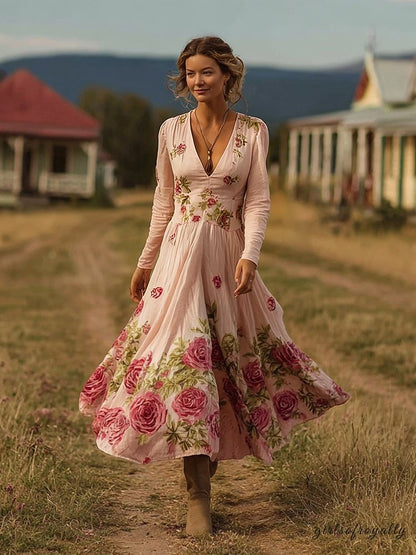 A Vintage Style Dress with Delicate Timeless Details