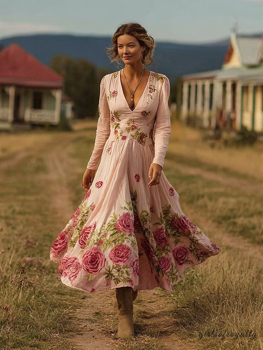 A Vintage Style Dress with Delicate Timeless Details