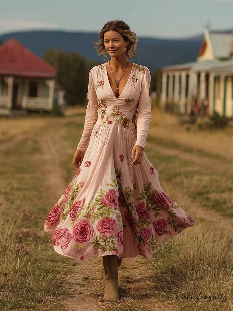 A Vintage Style Dress with Delicate Timeless Details