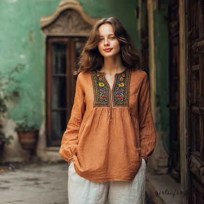 Vintage Inspired Top with a Contemporary Edge