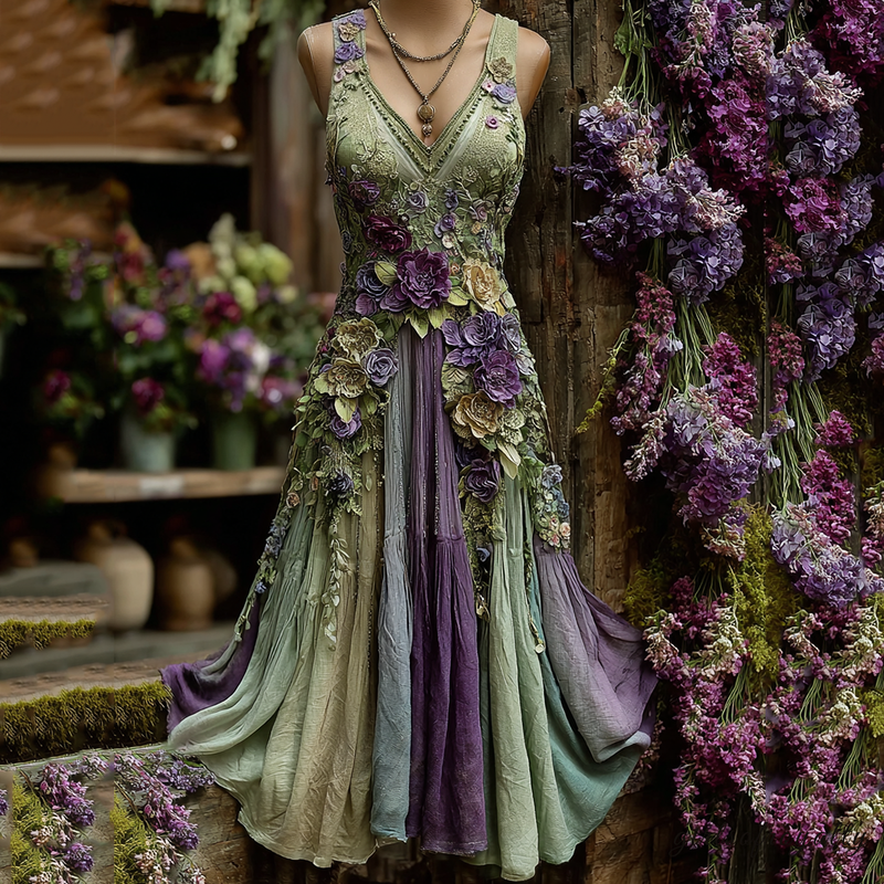 A Vintage Style Dress with Delicate Timeless Details