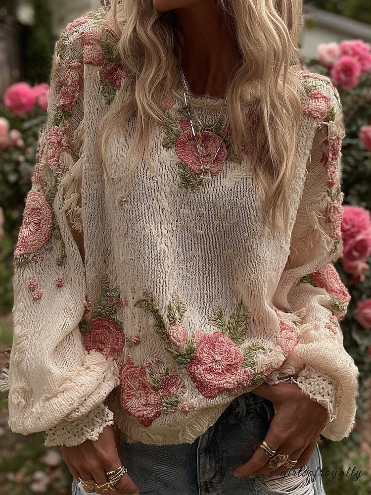 Classic Vintage Sweater with a Flattering Fit