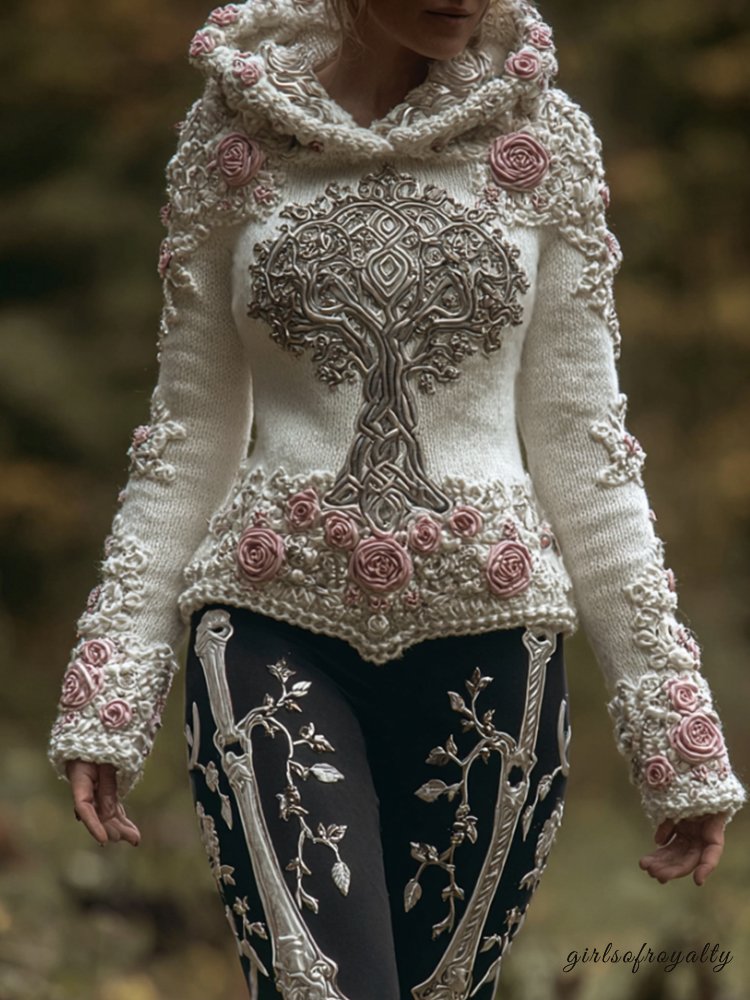 Vintage Inspired Sweater with a Contemporary Edge
