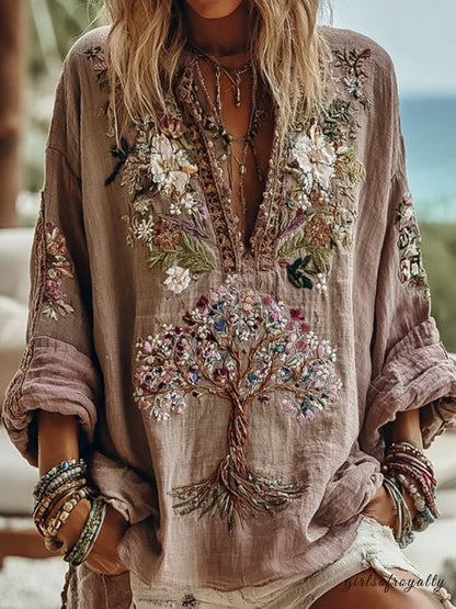 A Vintage Style Shirt with Delicate Timeless Details