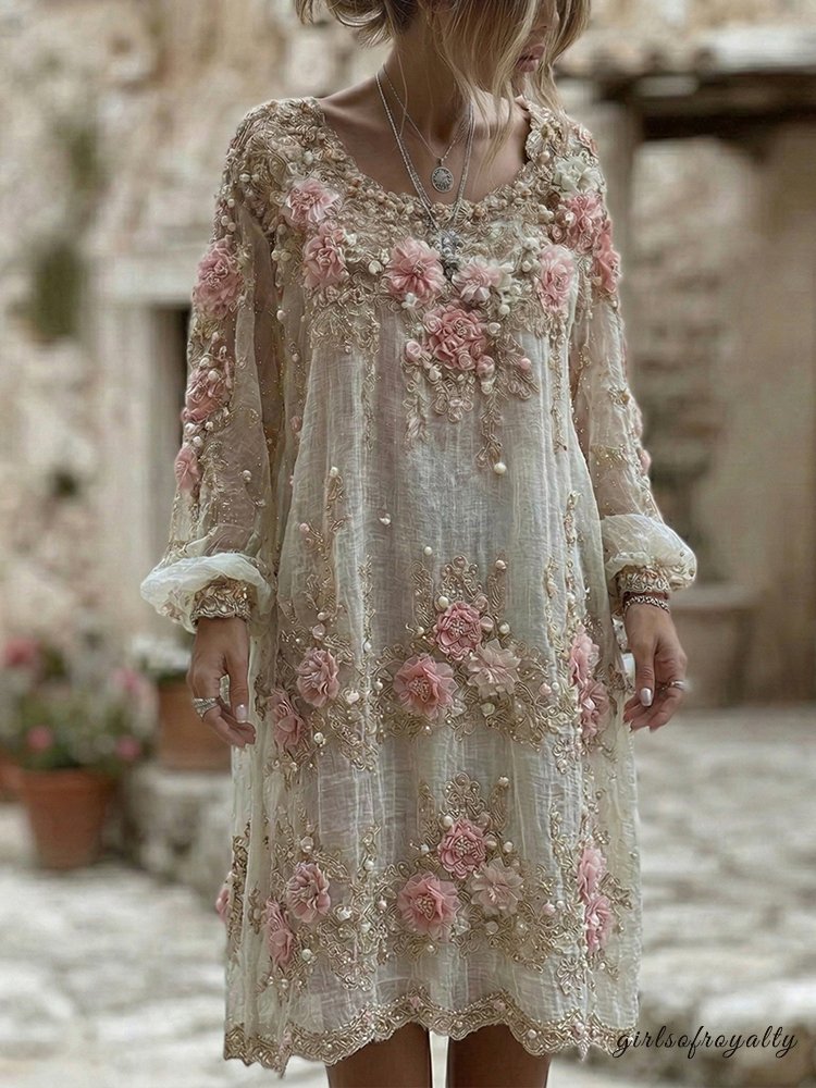 Classic Vintage Dress with a Flattering Fit
