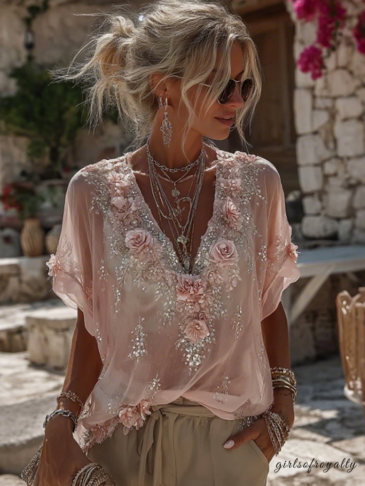 Gracefully Styled Top for Any Occasion