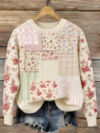 Classic Vintage Sweater with a Flattering Fit