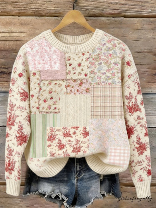 Classic Vintage Sweater with a Flattering Fit