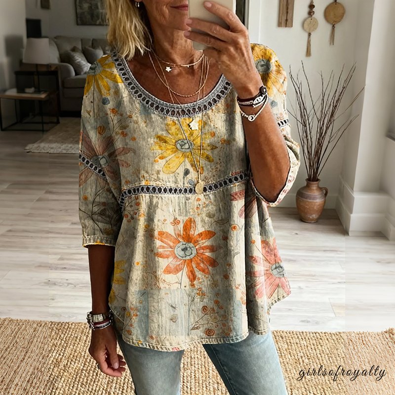 Vintage Inspired Top with a Contemporary Edge