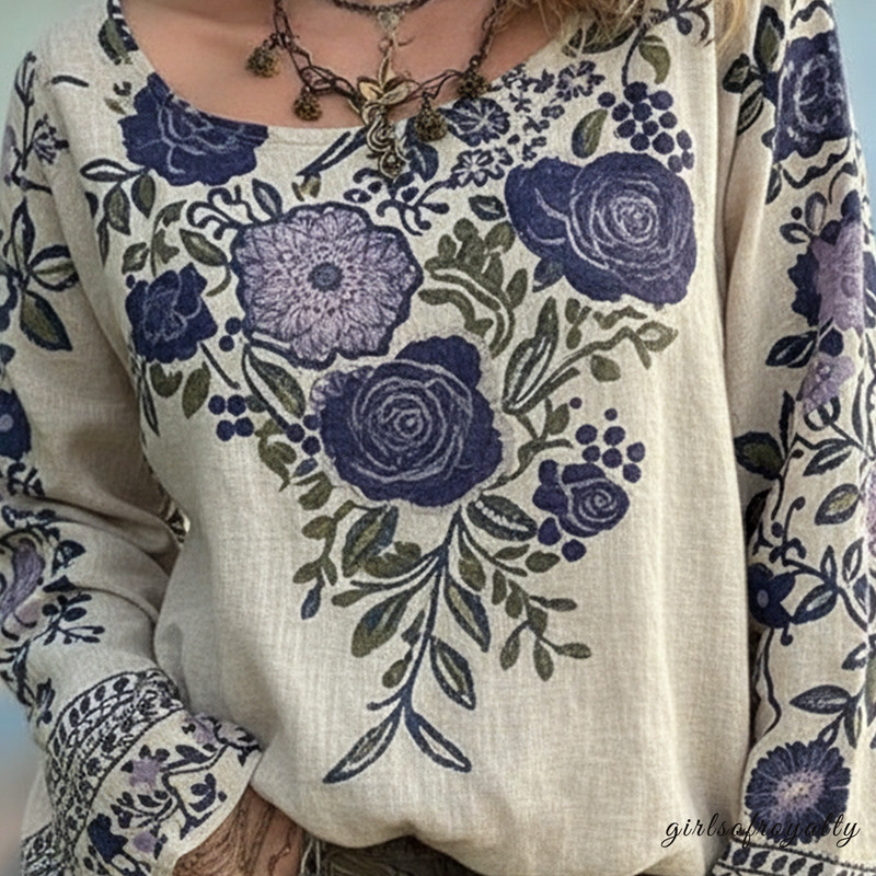 Beautifully Balanced Blouse with Timeless Character