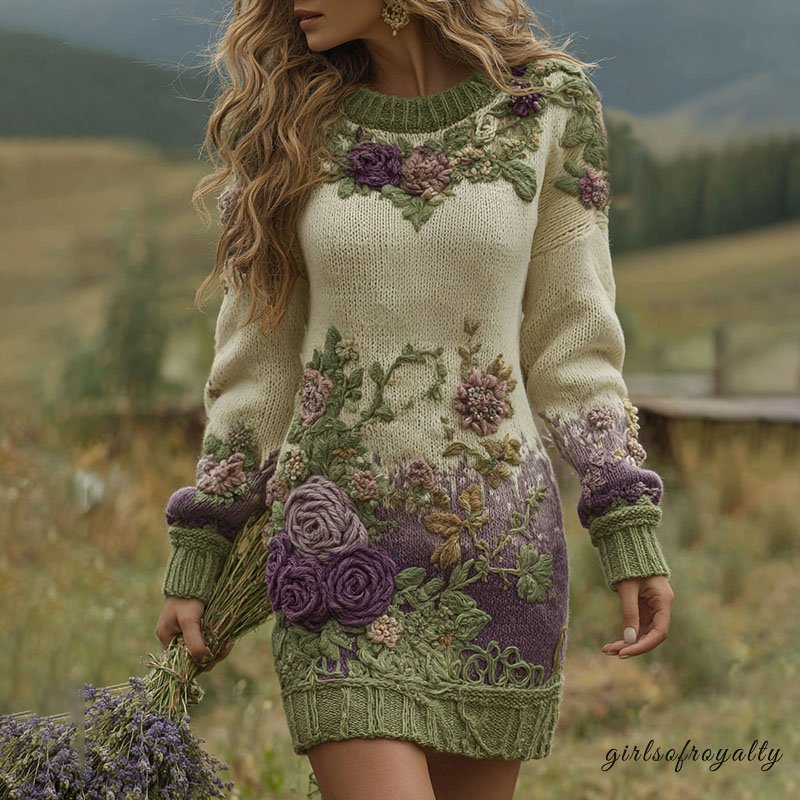 Vintage Inspired Sweater with a Contemporary Edge