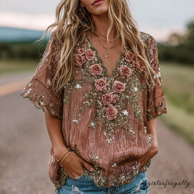 Gracefully Styled Top for Any Occasion