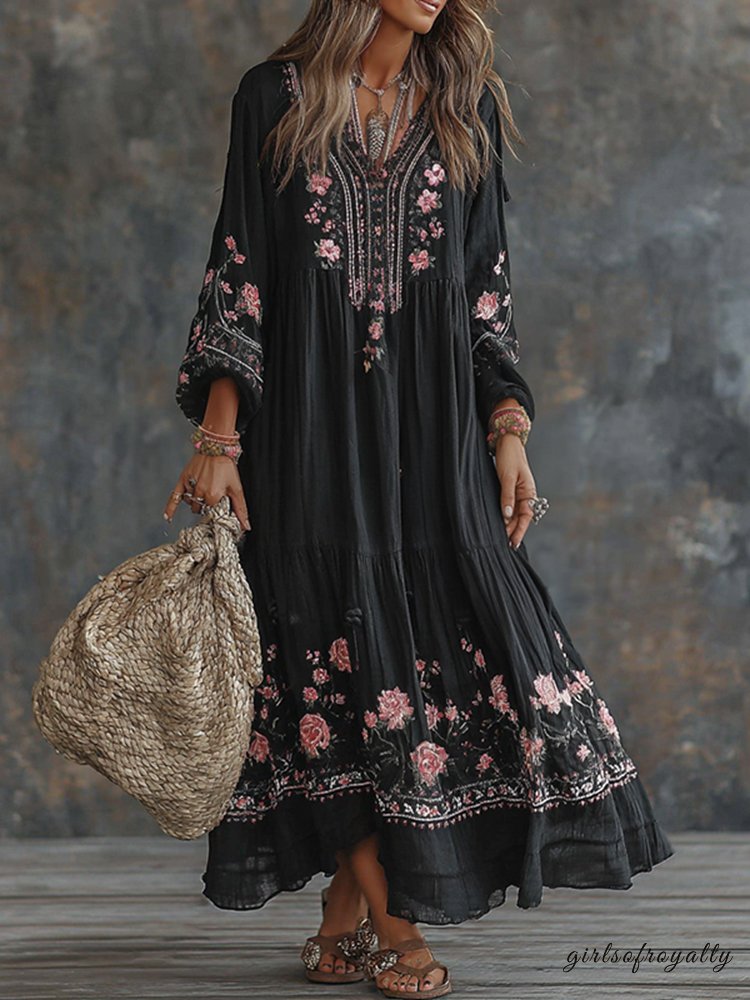 A Vintage Style Dress with Delicate Timeless Details