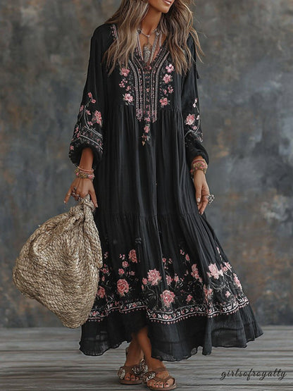 A Vintage Style Dress with Delicate Timeless Details