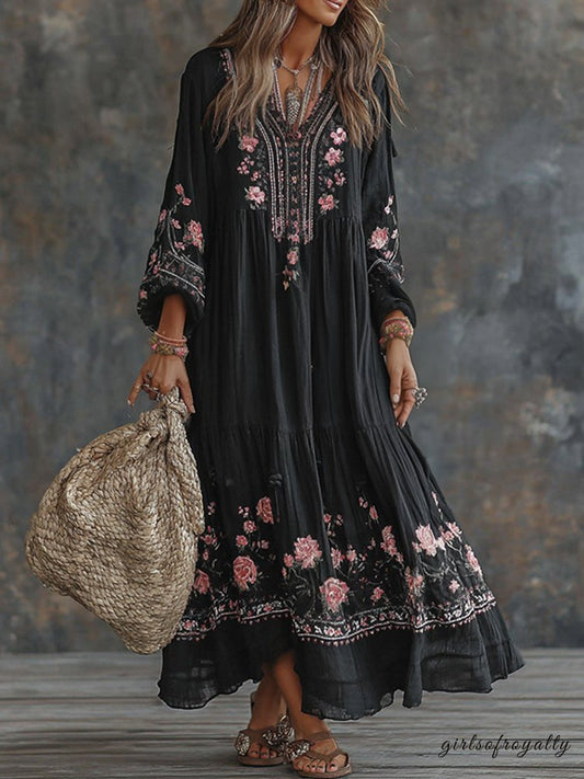 A Vintage Style Dress with Delicate Timeless Details