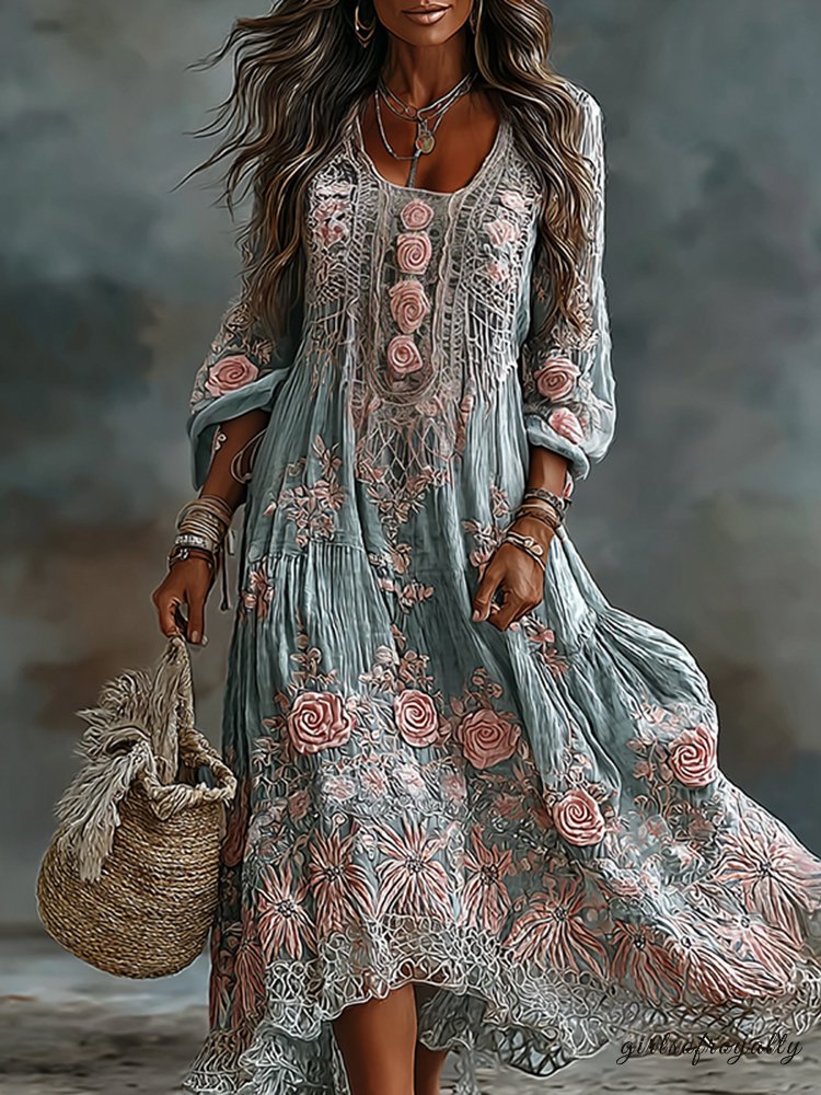 Classic Vintage Dress with a Flattering Fit