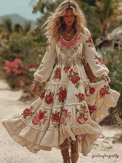 Classic Vintage Dress with a Flattering Fit
