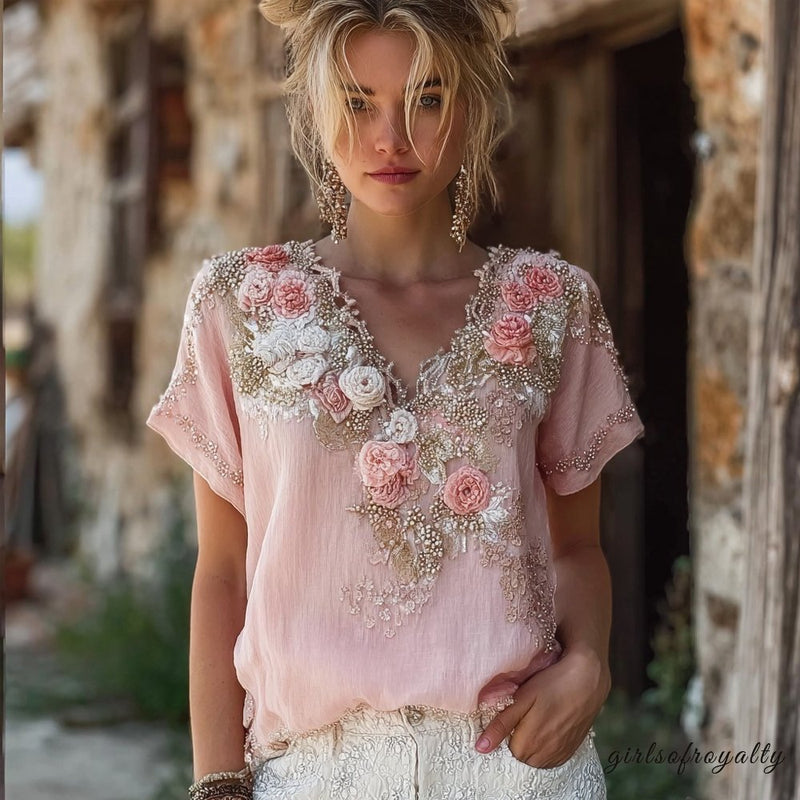 A Vintage Style Shirt with Delicate Timeless Details