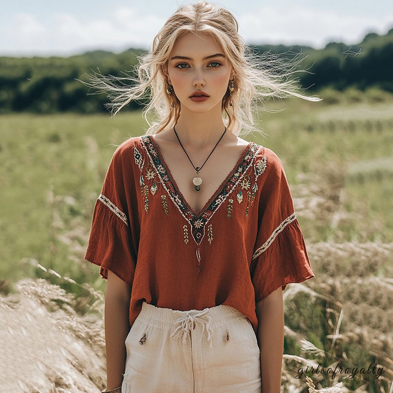 A Vintage Style T-Shirt with Delicate Timeless Details
