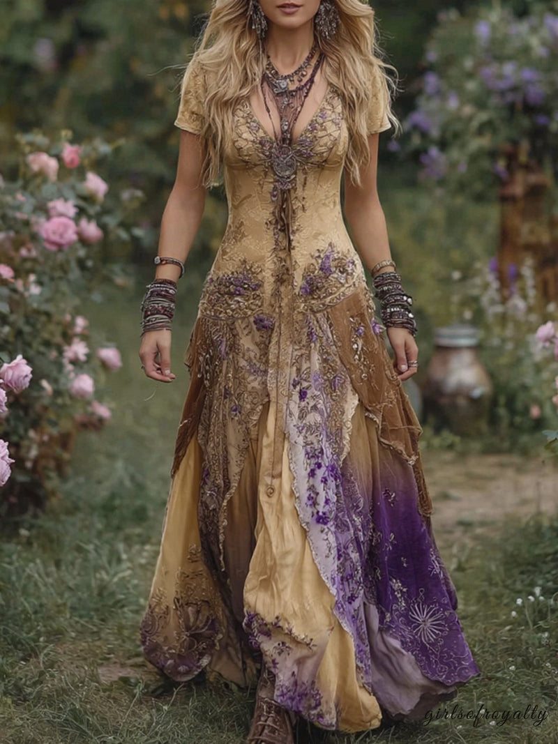A Vintage Style Dress with Delicate Timeless Details