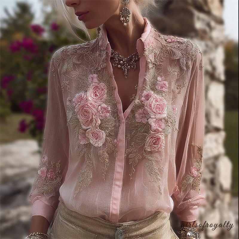 Beautifully Finished Blouse in a Timeless Design