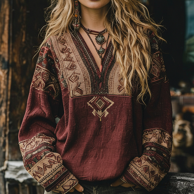 Gracefully Styled Blouse for Any Occasion