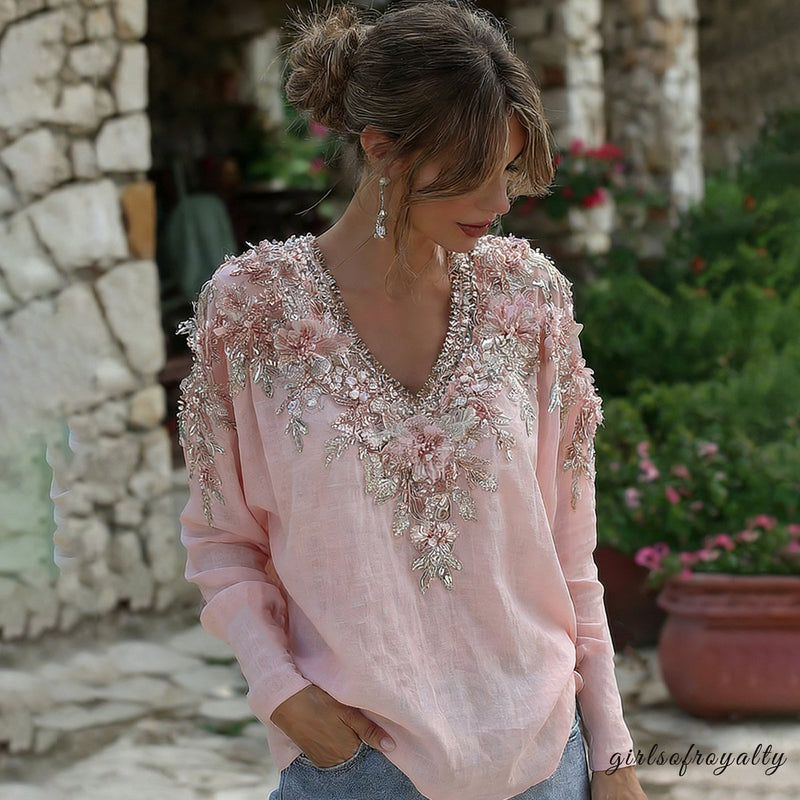 A Vintage Style T-Shirt with Delicate Timeless Details