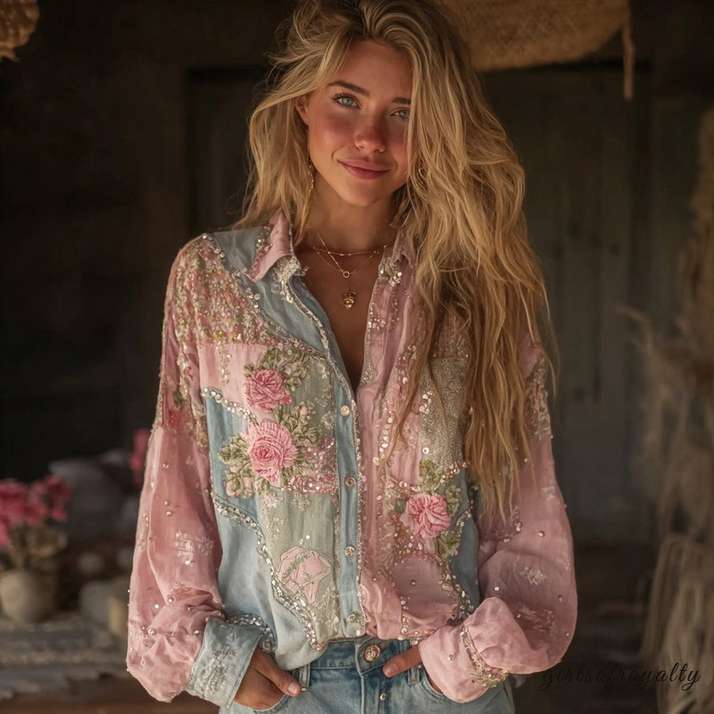 A Vintage Style Shirt with Delicate Timeless Details