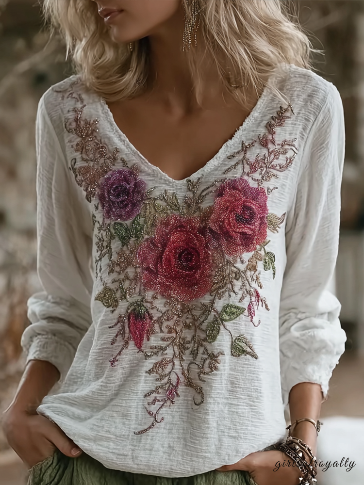 A Vintage Style Top with Delicate Timeless Details