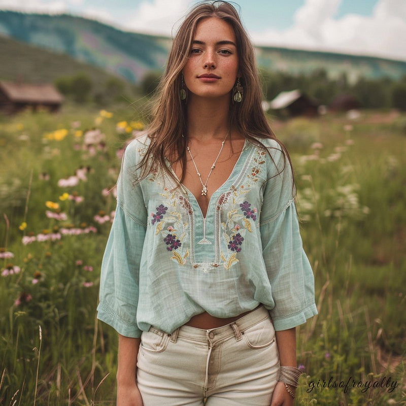 Gracefully Styled Blouse for Any Occasion