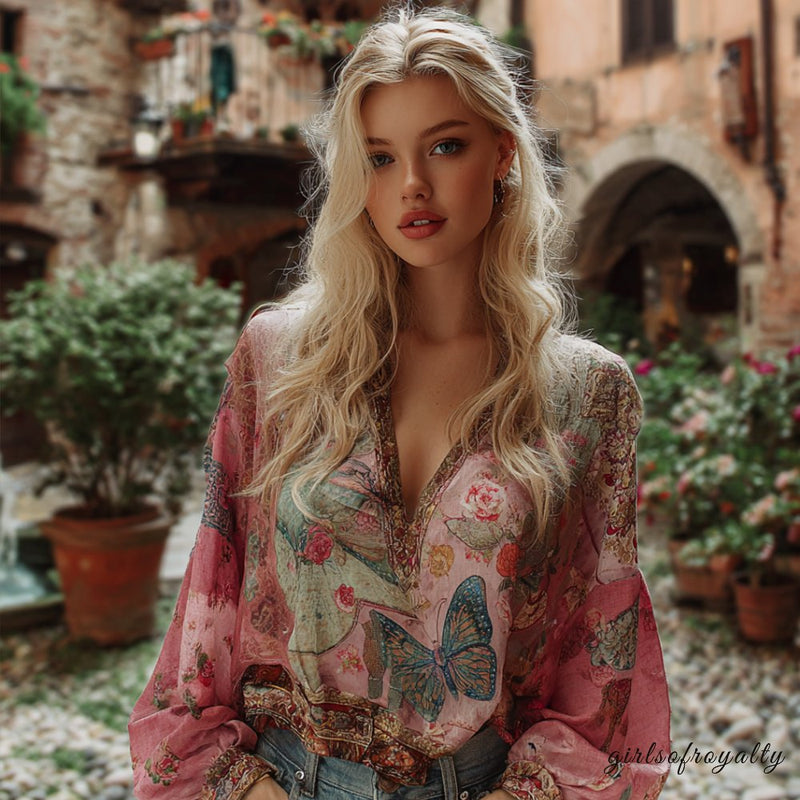 Classic Vintage Top with a Flattering Fit