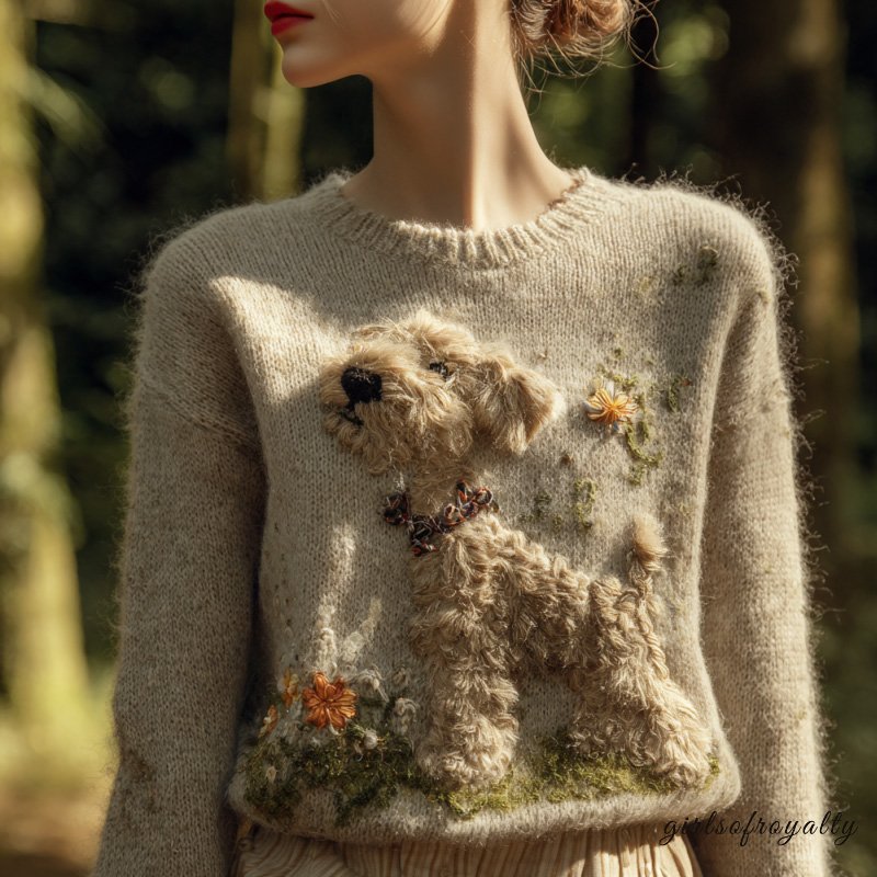 Well Tailored Sweater with a Graceful Silhouette