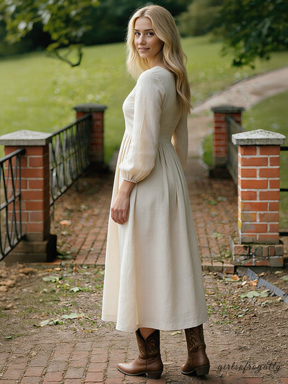 Elegantly Styled Dress for Everyday Wear