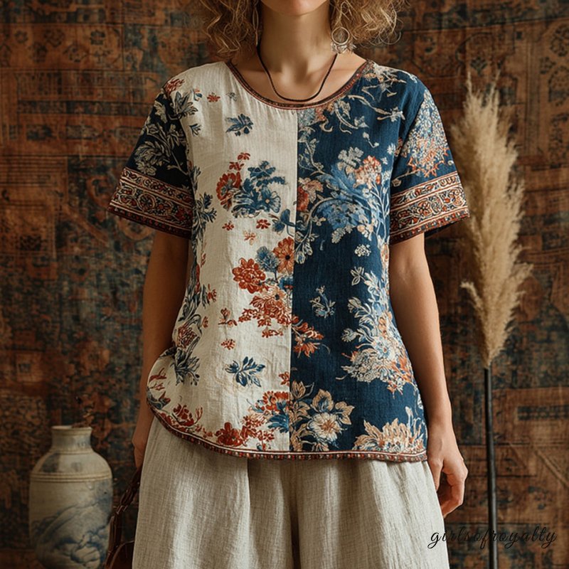 Classic Vintage Top with a Flattering Fit