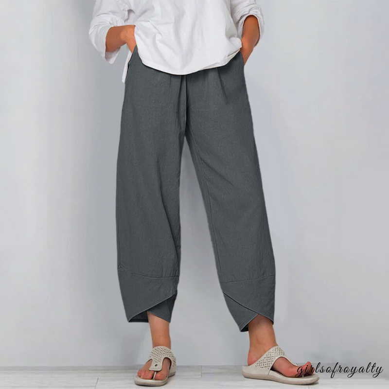 Well Tailored Trousers with a Graceful Silhouette