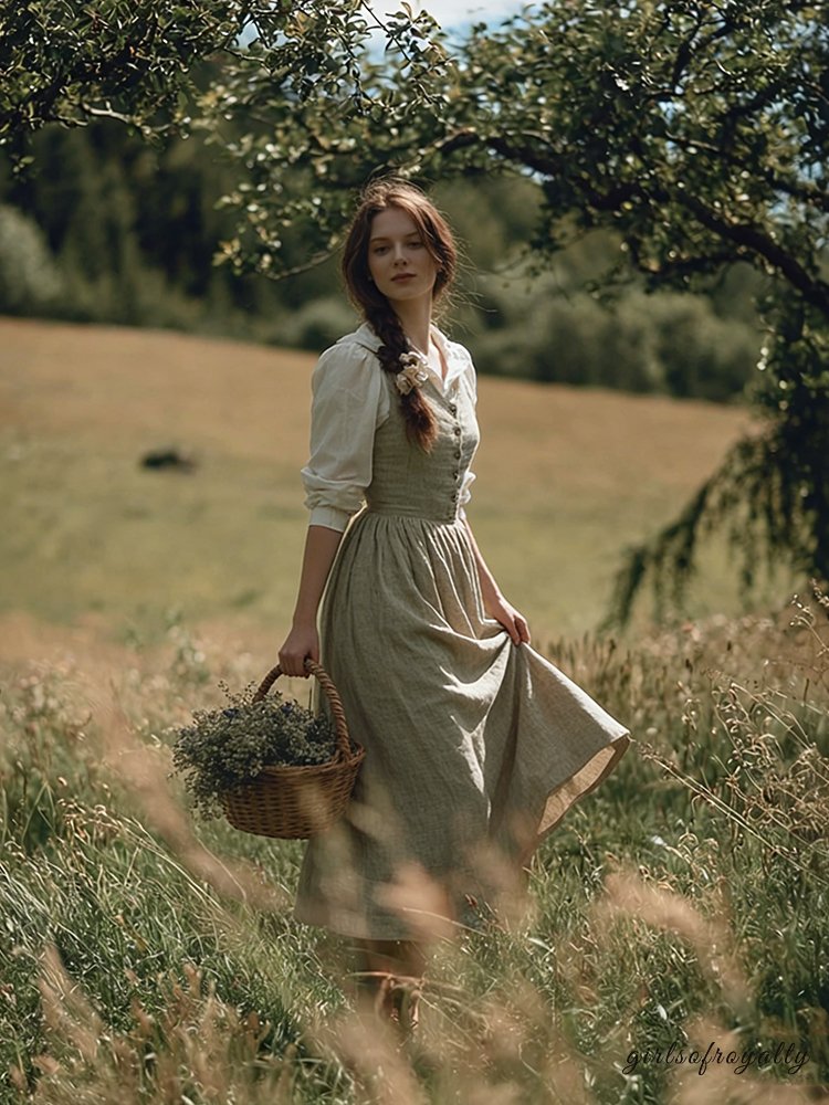 A Vintage Style Dress with Delicate Timeless Details