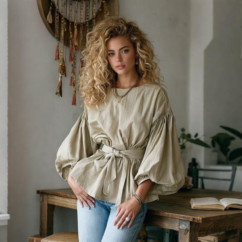 Classic Vintage Top with a Flattering Fit