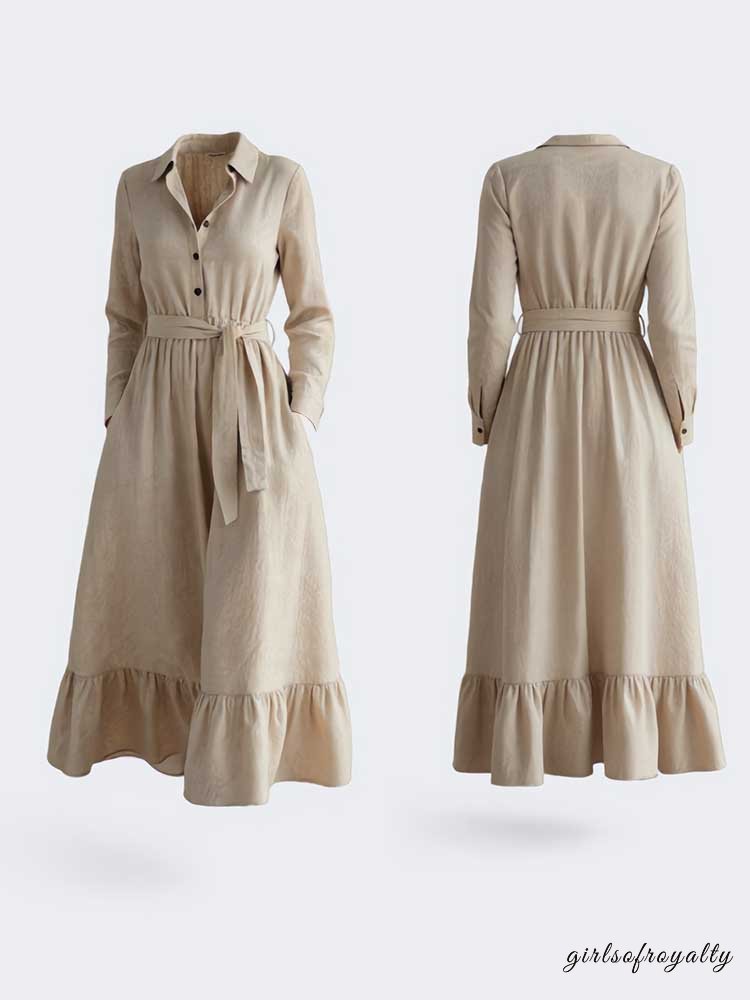 A Vintage Style Dress with Delicate Timeless Details