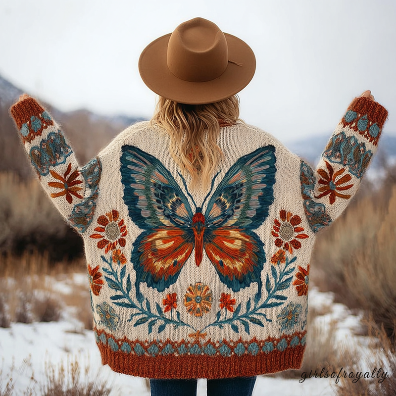 Classic Vintage Cardigan with a Flattering Fit