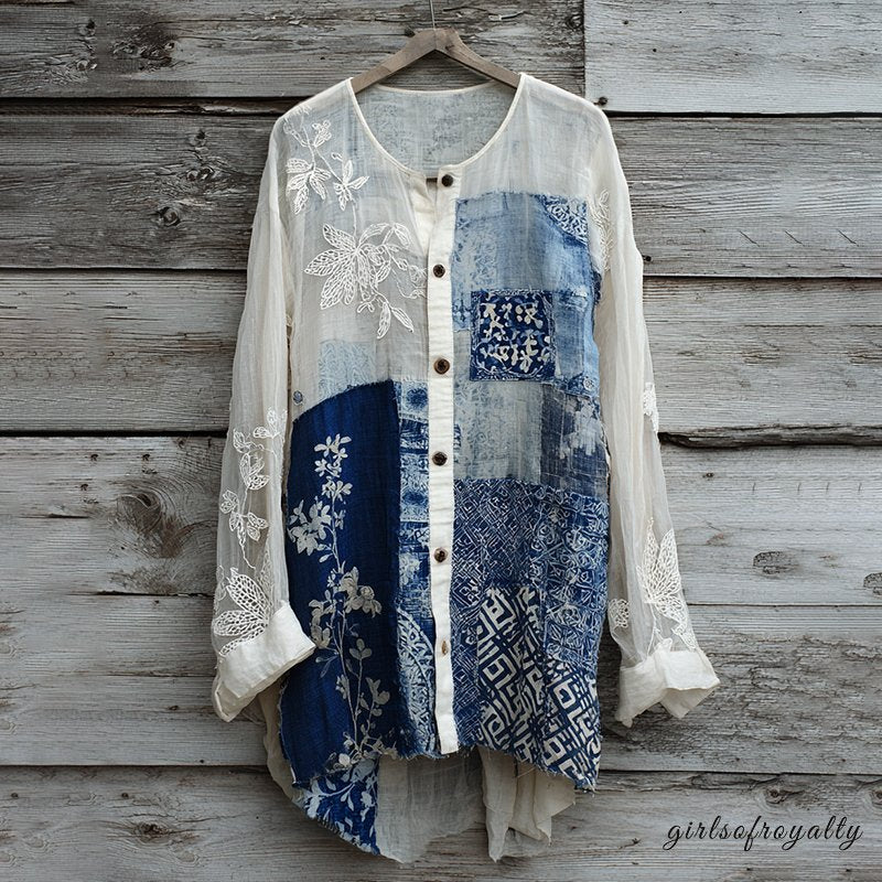 A Vintage Style Shirt with Delicate Timeless Details