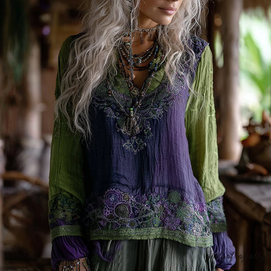 Purple green