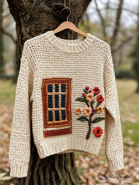 Vintage Inspired Sweater with a Contemporary Edge