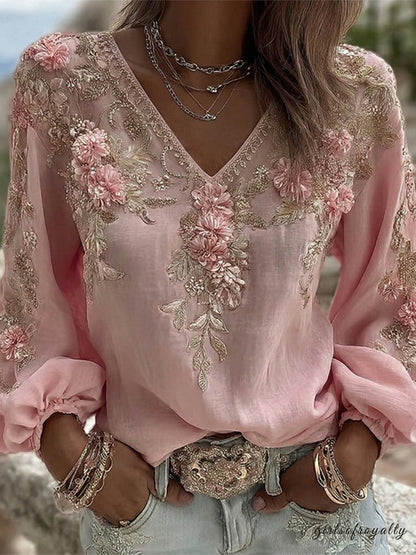 Vintage Inspired Blouse with a Contemporary Edge