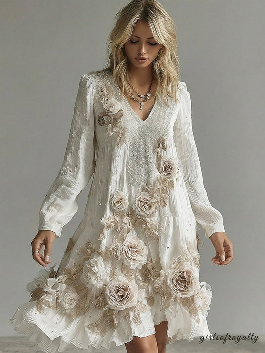 Classic Vintage Dress with a Flattering Fit
