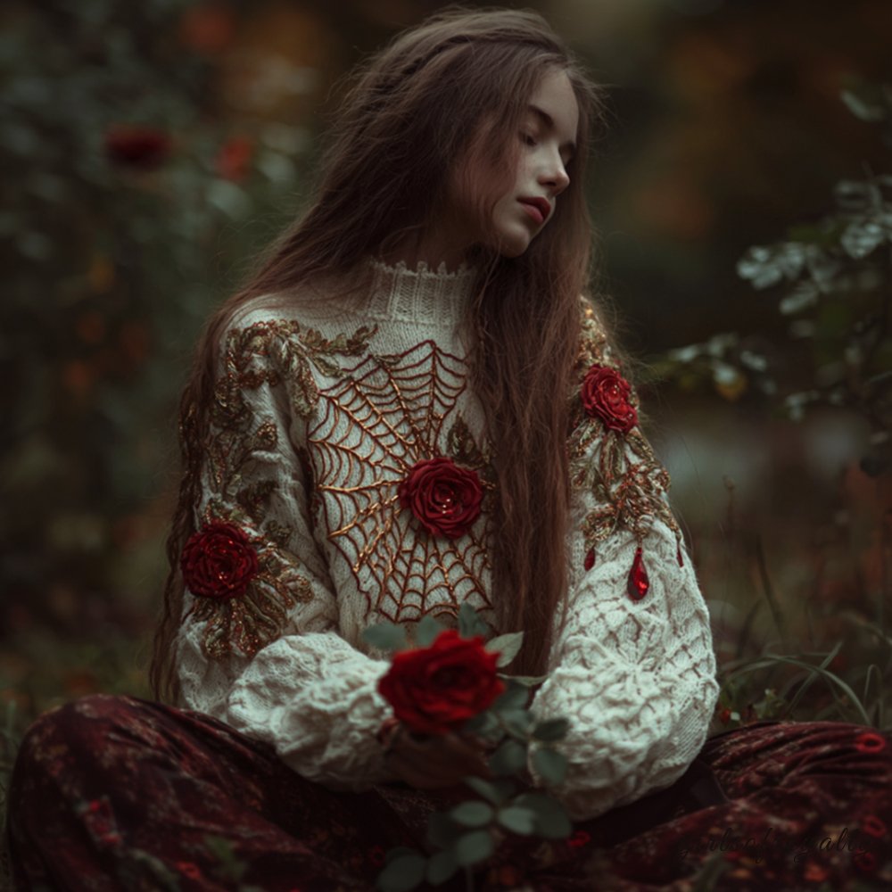 Vintage Inspired Sweater with a Contemporary Edge