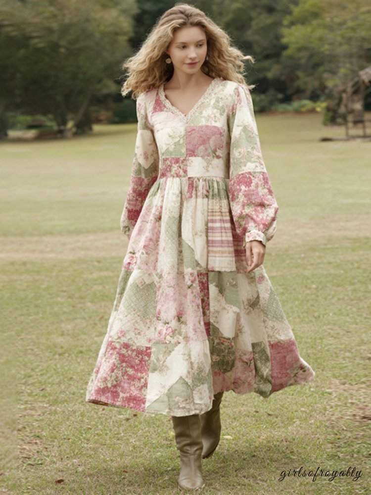 A Vintage Style Dress with Delicate Timeless Details