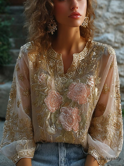 Gracefully Styled Top for Any Occasion