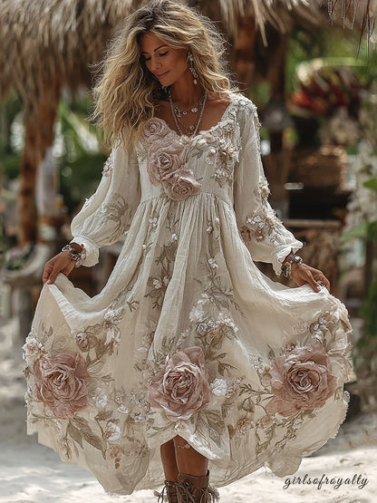 Classic Vintage Dress with a Flattering Fit