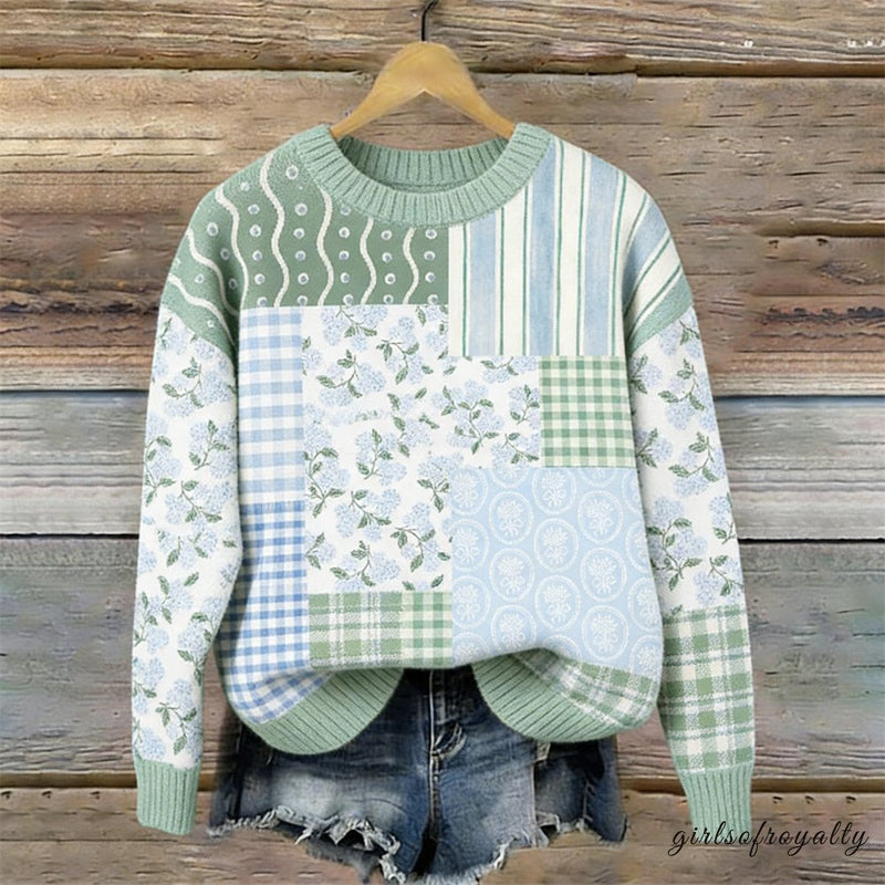 Vintage Inspired Sweater with a Contemporary Edge