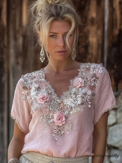 A Vintage Style Shirt with Delicate Timeless Details
